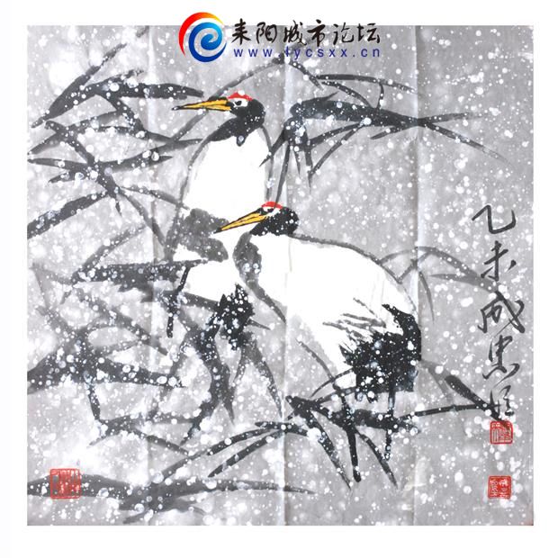 005雪芦双鹤.JPG